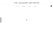 Tablet Screenshot of linesolgaard.com